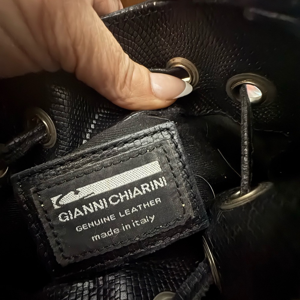 Chic Black Drawstring Women's Backpack - image 6